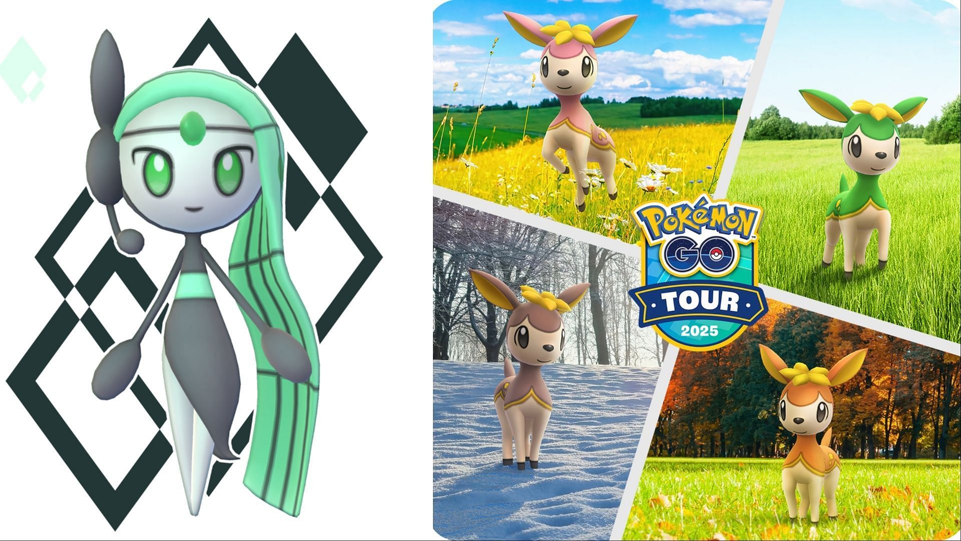 Shiny Meloetta and Shiny Deerling are coming to Pokemon GO (Image via Niantic)