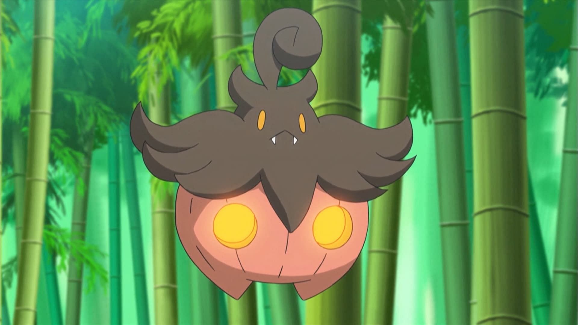 Pumpkaboo as seen in the anime (Image via The Pokemon Company)