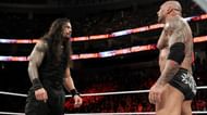 Roman Reigns and Batista during Royal Rumble in 2014. (Image credits: wwe.com)