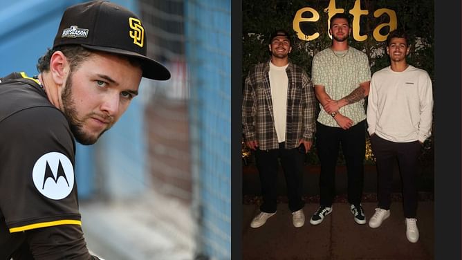 Jackson Merrill links up with Padres prospects Kai Murphy, Wyatt Hoffman at a favored Italian restaurant in Scottsdale