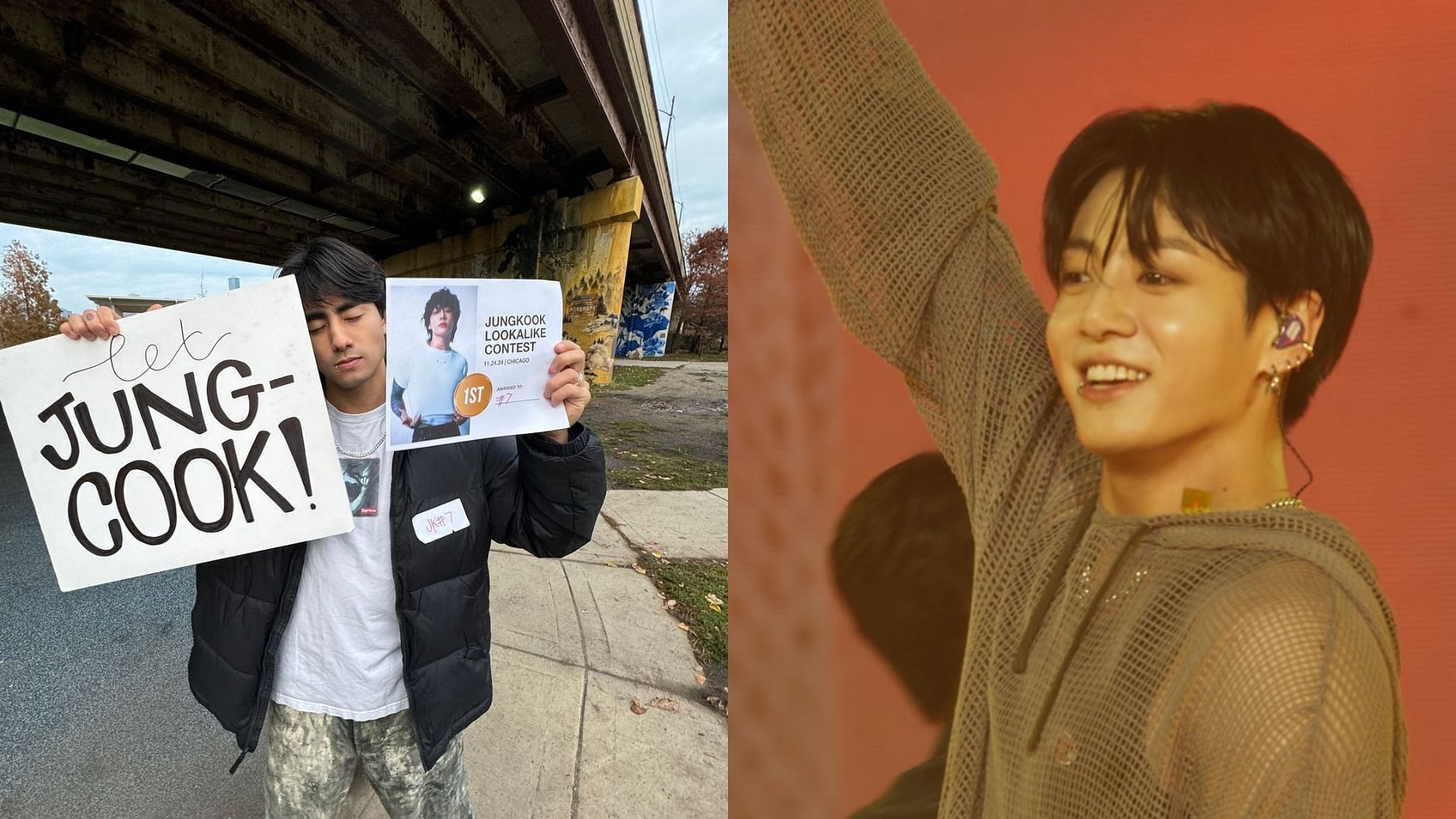 Who is Andrew Alexander? All you need to know as BTS&rsquo; Jungkook lookalike competition winner leaves internet in a frenzy (Images via Instagram, X)