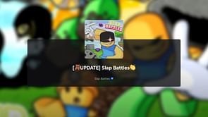 Slap Battles The Chair Returns update patch notes