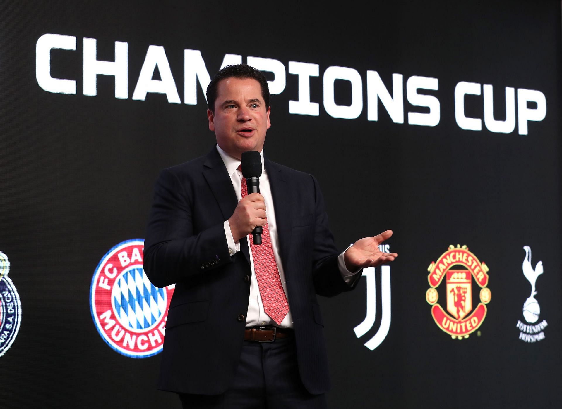 CEO of RSE Ventures Matt Higgins speaks during the International Champions Cup Launch Event - Day 1 (Image via Getty)