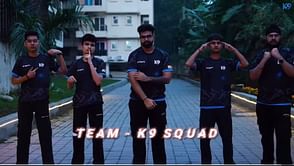 K9 Squad announces its new BGMI squad consisting of Omega, Slug, Ninjaboi, and others