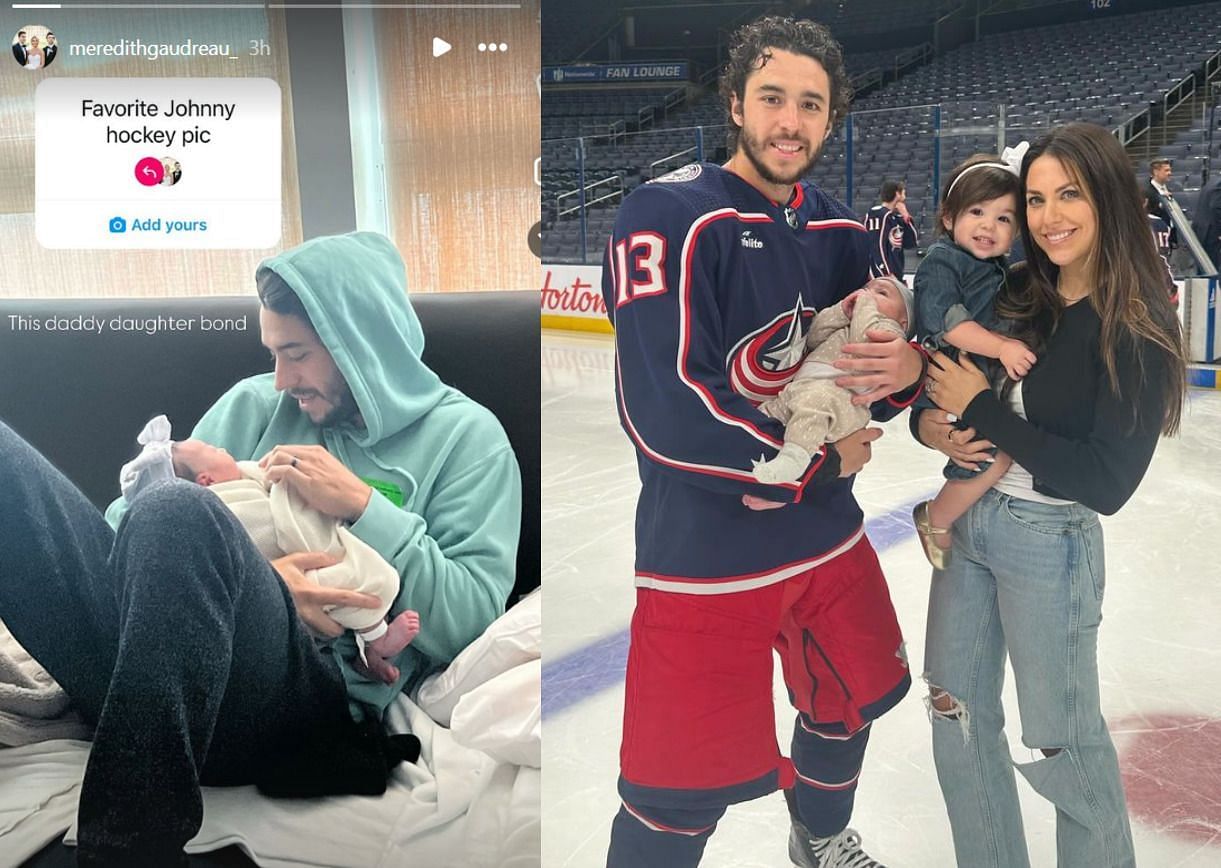 Johnny Gaudreau celebrates daughter Noa