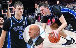 Dick Vitale Hails Cooper Flagg and Teammates Khaman Maluach, Kon Knueppel Shortly Before Duke Chokes Kentucky Game