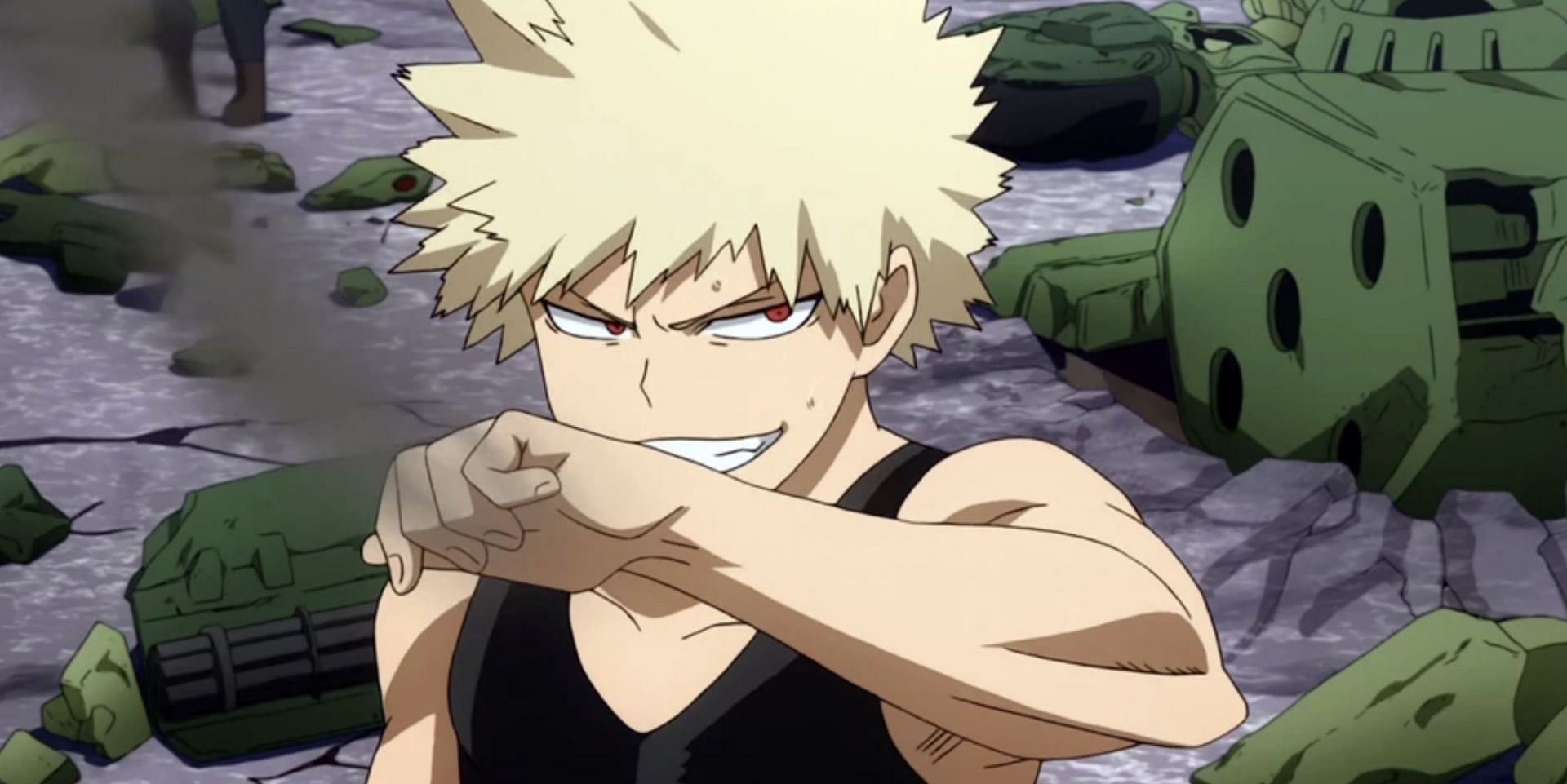 Katsuki Bakugo as seen in anime (Image via Studio Bones)