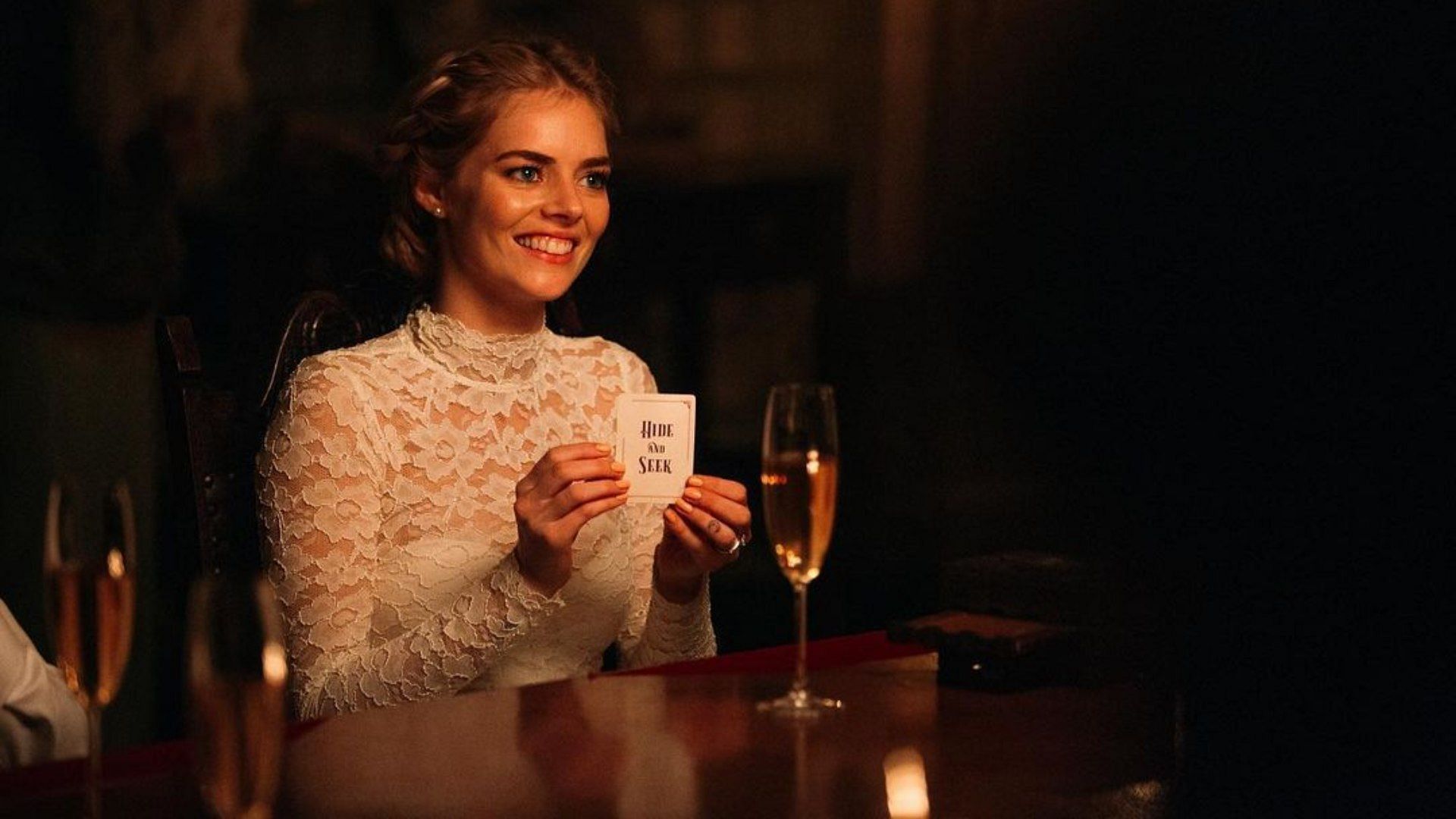 Samara Weaving as seen in the horror film Ready or Not (Image via Instagram/@readyornotfilm)