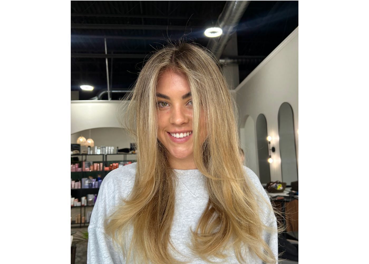 &quot;Natural Honey Blonde&quot; via willa.the salon and meganhatfield.hair on Instagram