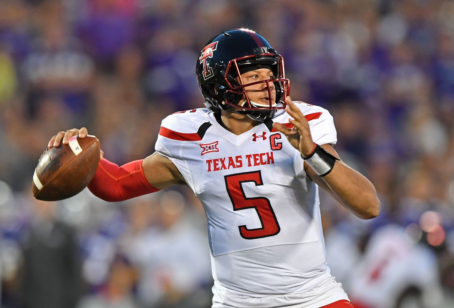 Patrick Mahomes during Texas Tech v Kansas State - Source: Getty