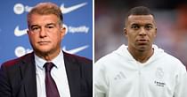 "They will have a problem there" - Barcelona president Joan Laporta's comments on Kylian Mbappe joining Real Madrid resurface as attacker struggles