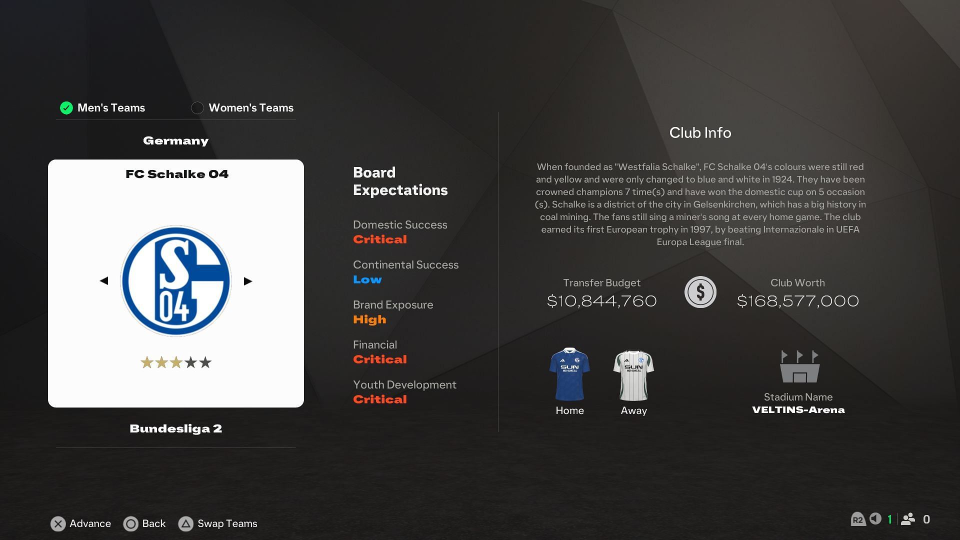 Schalke 04 (Image via EA)