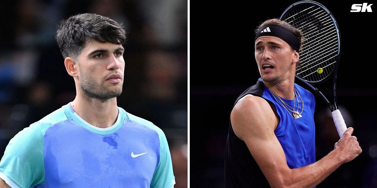 Fans reacted to Alexander Zverev becoming the new World No. 2, replacing Carlos Alcaraz [Carlos Alcaraz (L), Alexander Zverev (R), Sources: Getty]