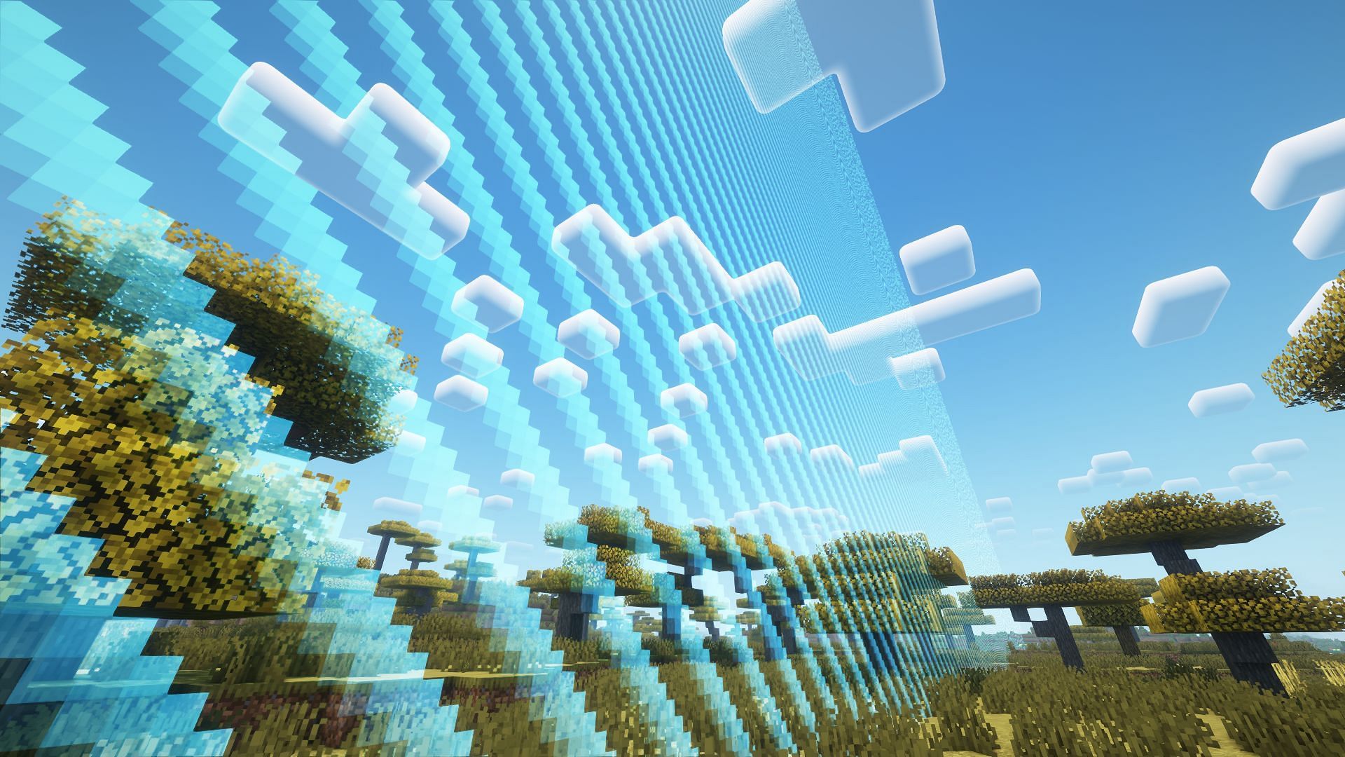 Players can go beyond the world border using commands (Image via Mojang Studios)