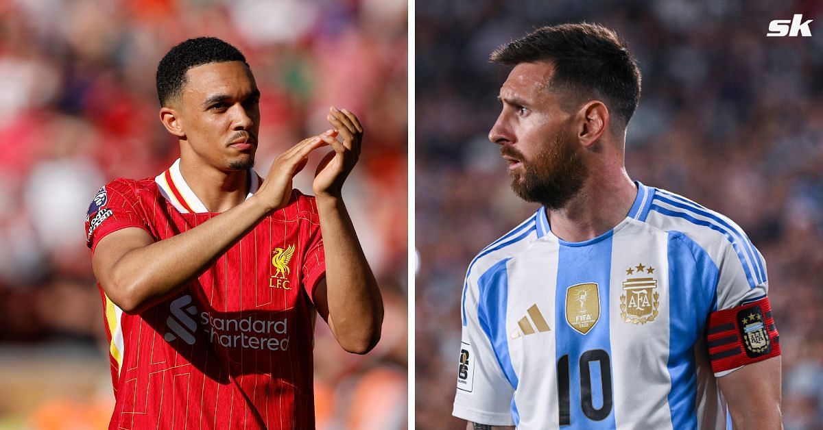 Liverpool superstar Trent Alexander-Arnold to build home football museum with special Lionel Messi plan lined up - Source: Both images from Getty