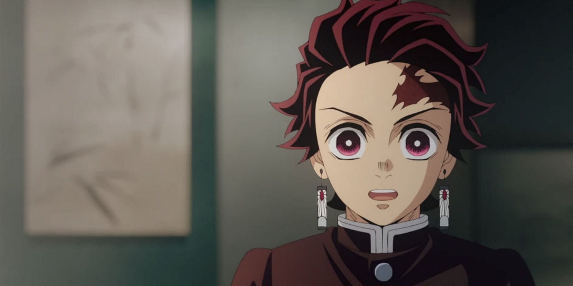 Tanjiro Kamado as seen in anime (Image via ufotable)