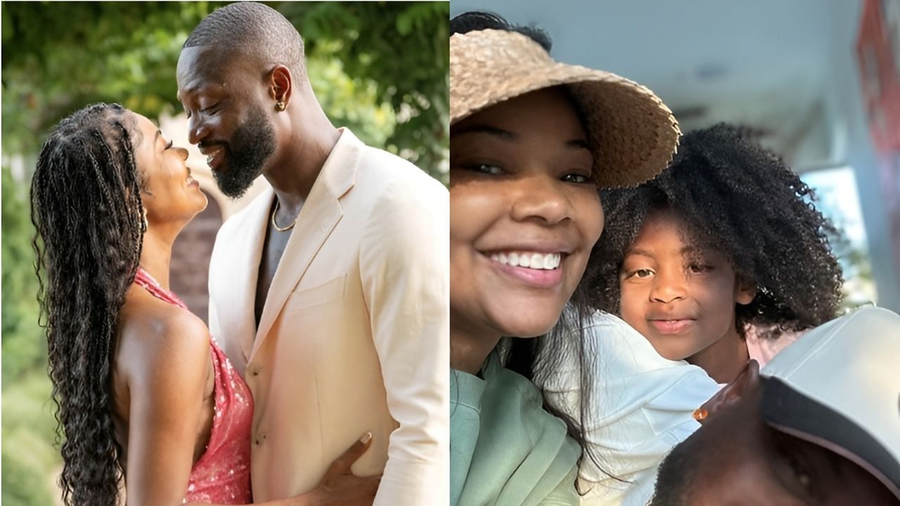 Gabrielle Union shares touching moment between Dwyane Wade &amp; daughter Kavia during Heat tribute event [PIC CREDIT: IG/@gabunion]