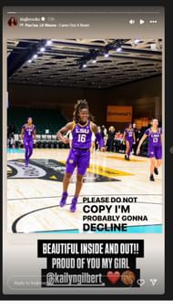 Flau'jae mom Kia on her Instagram story (@kiajbrooks/IG)