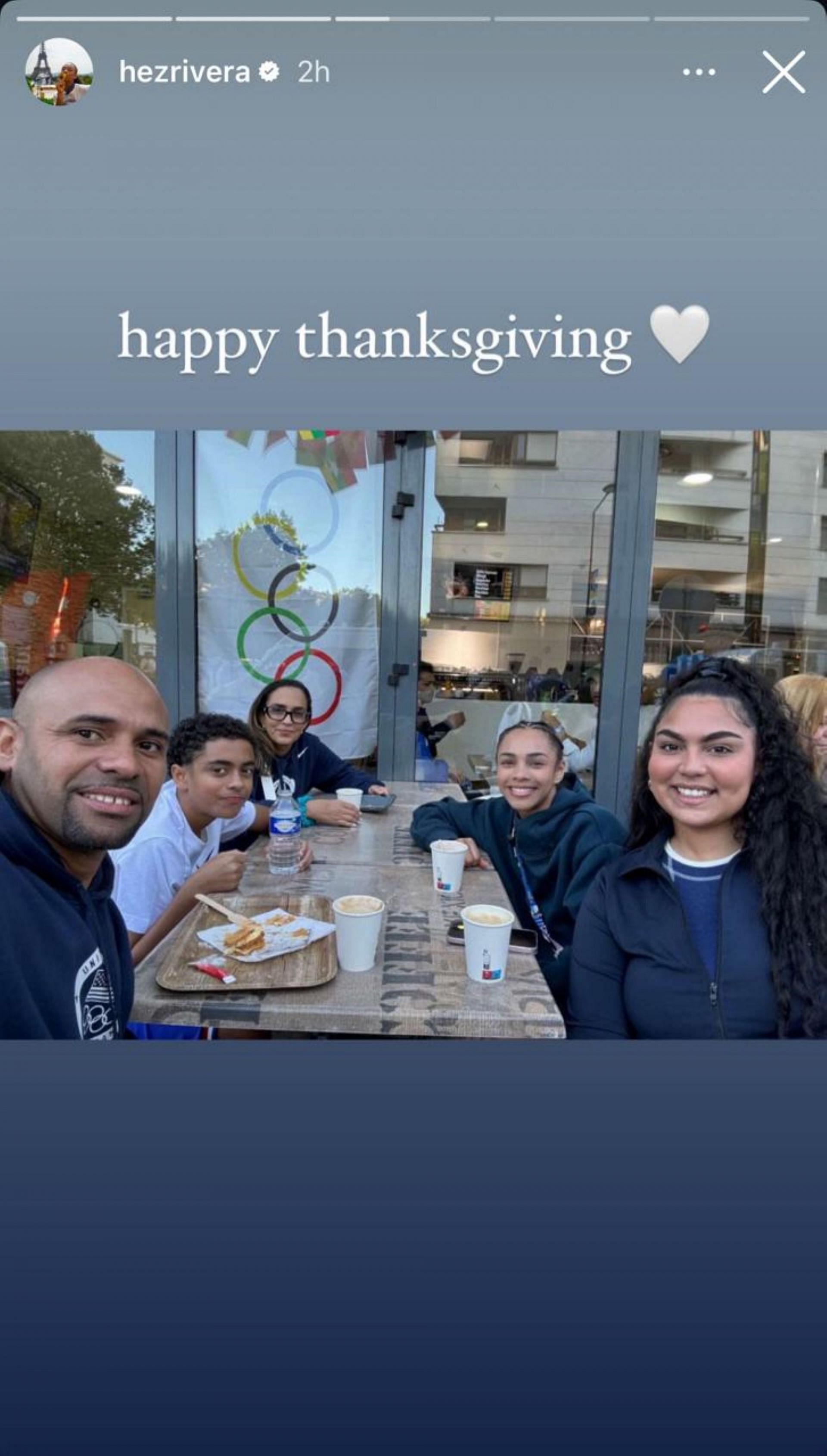 Hezly Rivera celebrates Thanksgiving; Instagram - @hezrivera