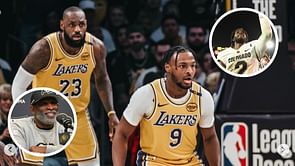 Shedeur Sanders reveals Coach Prime's sentiments about LeBron James and Bronny James' historic moment