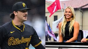 "Paul Skenes has acting career ahead of him" - Fans chime in on Pirates rookie’s reaction to Olivia Dunne’s cookie cake surprise post NL ROY win