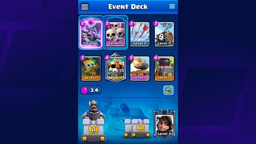 Clash Royale Skeleton Barrel Cart Furnace deck (Image via Supercell)