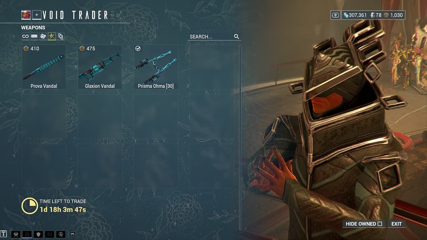 Here&#039;s the weapons this week (Image via Digital Extremes)