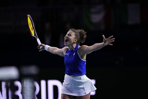 Jasmine Paolini at the Billie Jean King Cup Finals (Image: Getty)