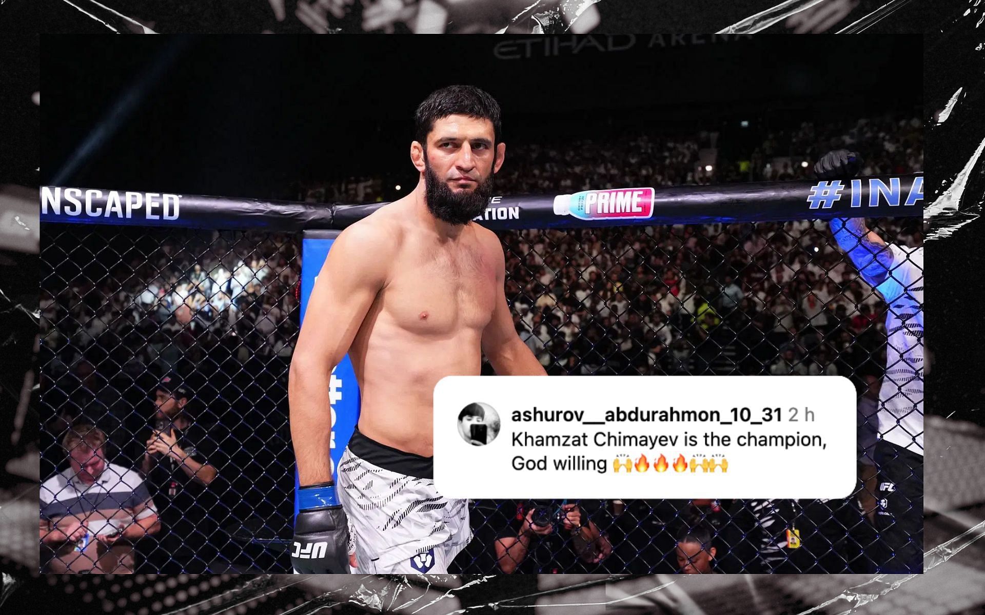 Fans react to Khamzat Chimaev