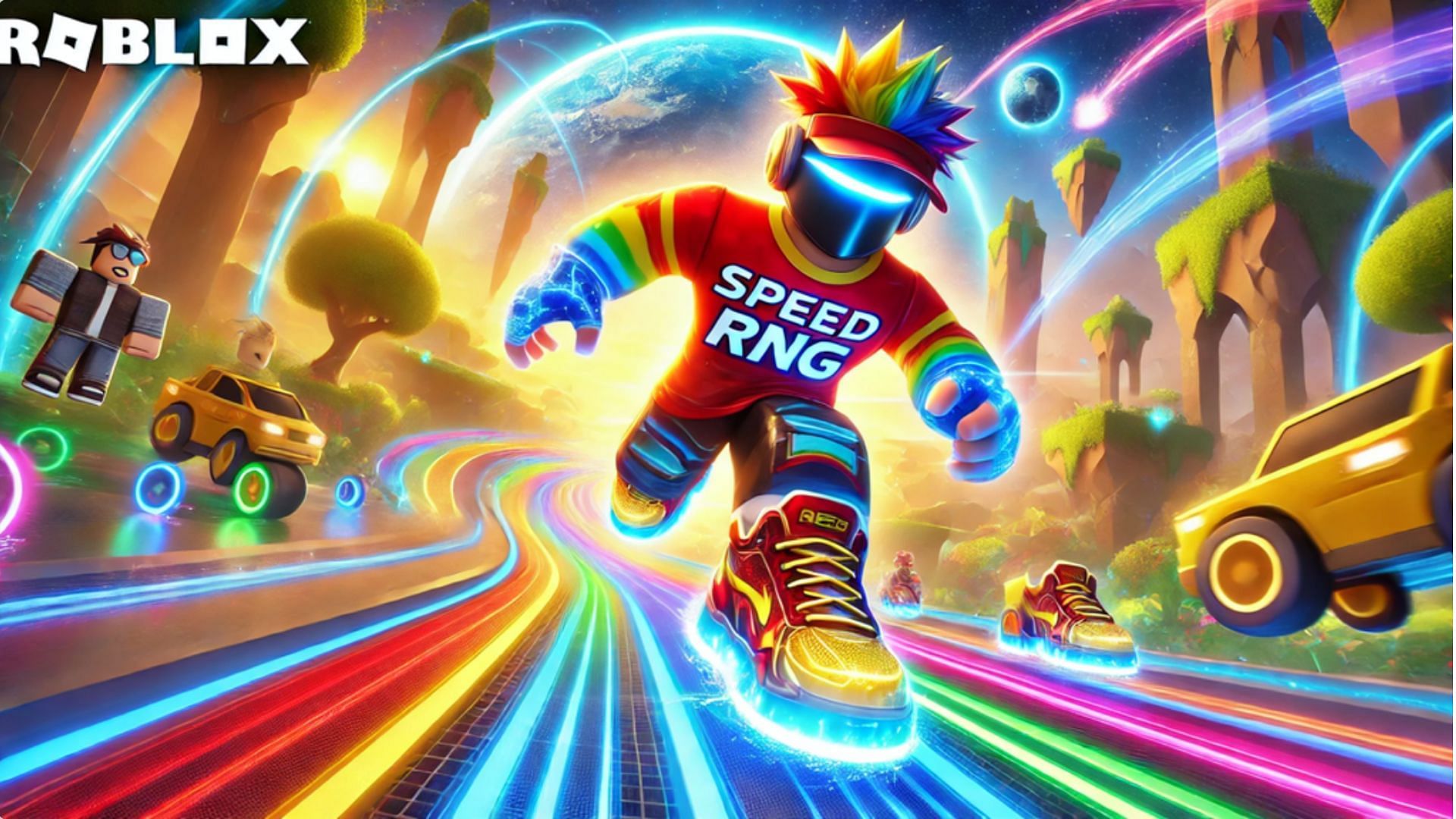 Become a running champion in Speed RNG (Image via Roblox)