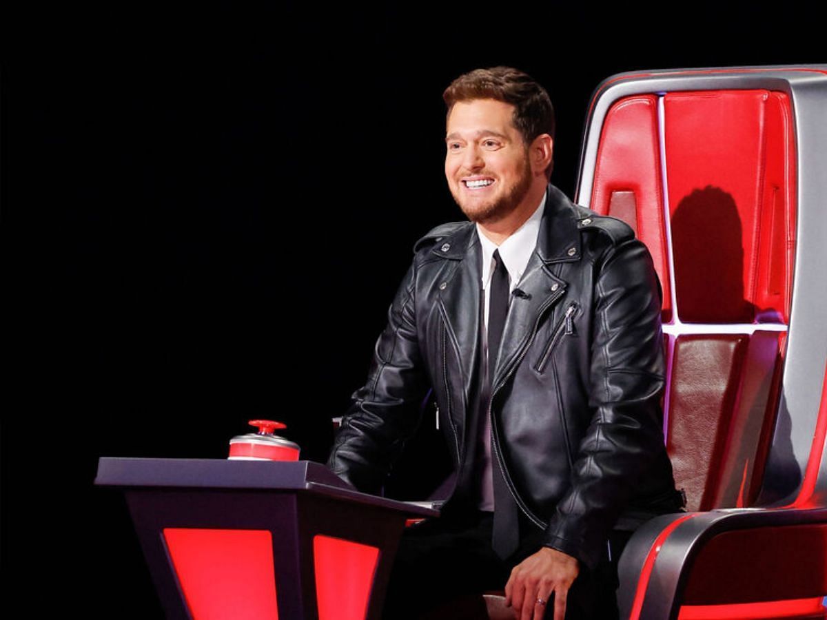 Michael Bubl&eacute; of The Voice (Image via NBC)