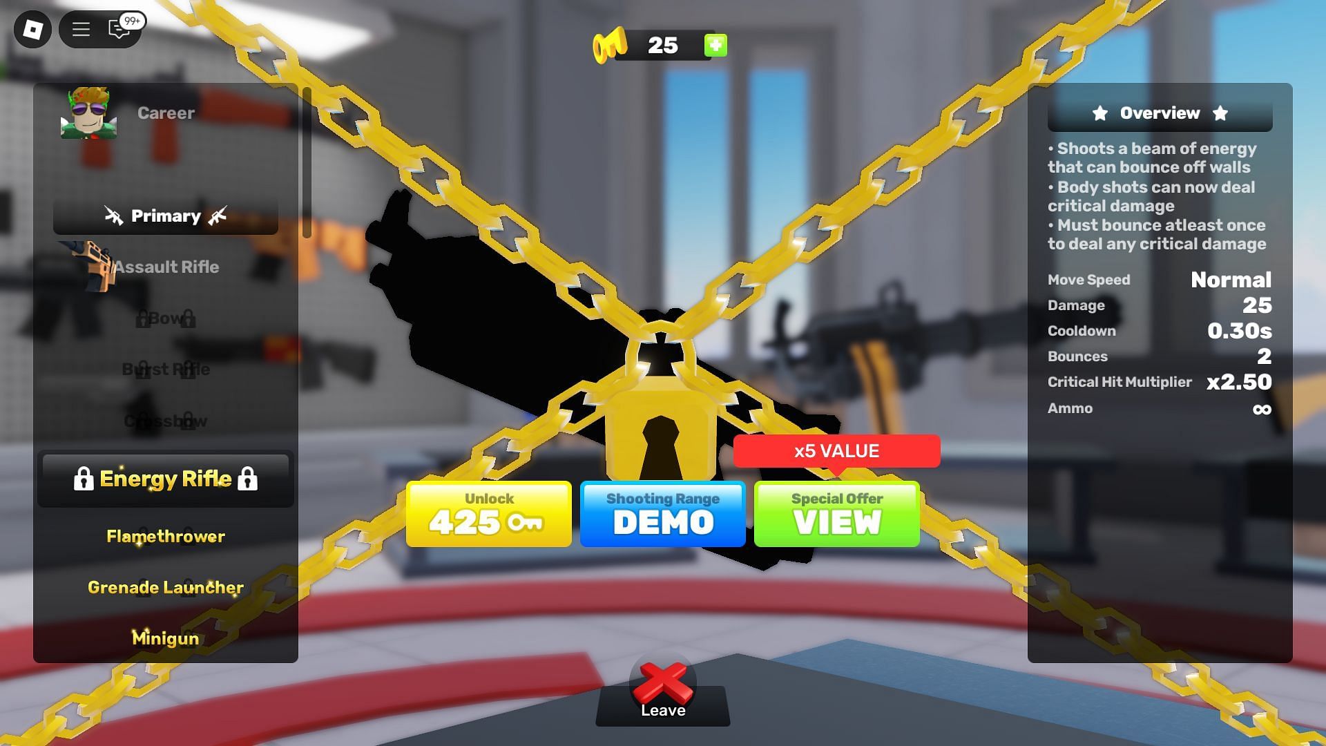 This is the new weapon in Roblox Rivals (Image via Roblox)