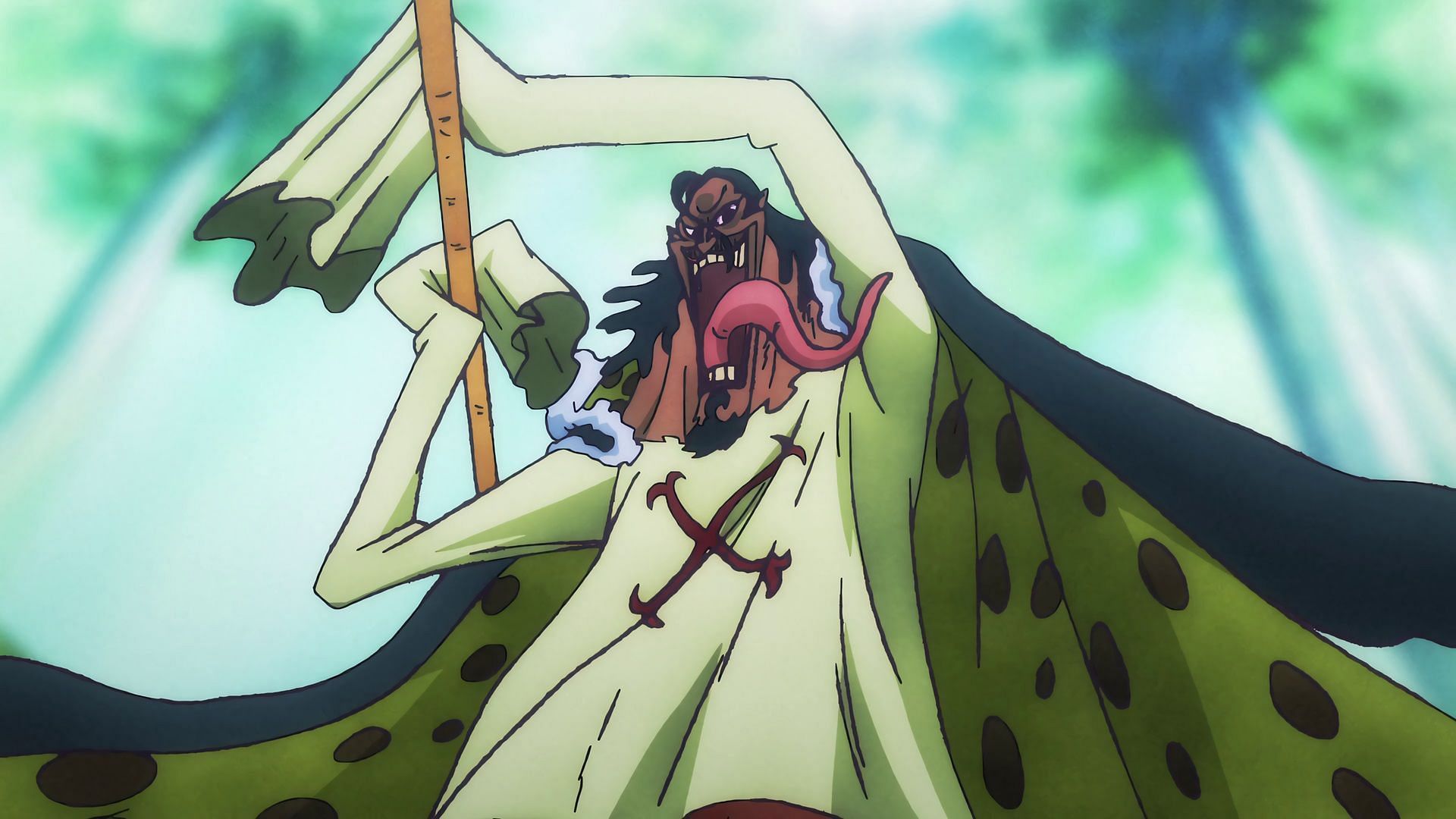 Caribou is strong with the weak and submissive with the strong (Image via Toei Animation)