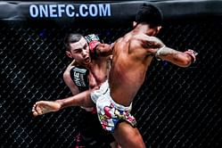 "A literal tank" - Fans marvel at Rodtang Jitmuangnon's insane toughness in kickboxing firefight against Tagir Khalilov