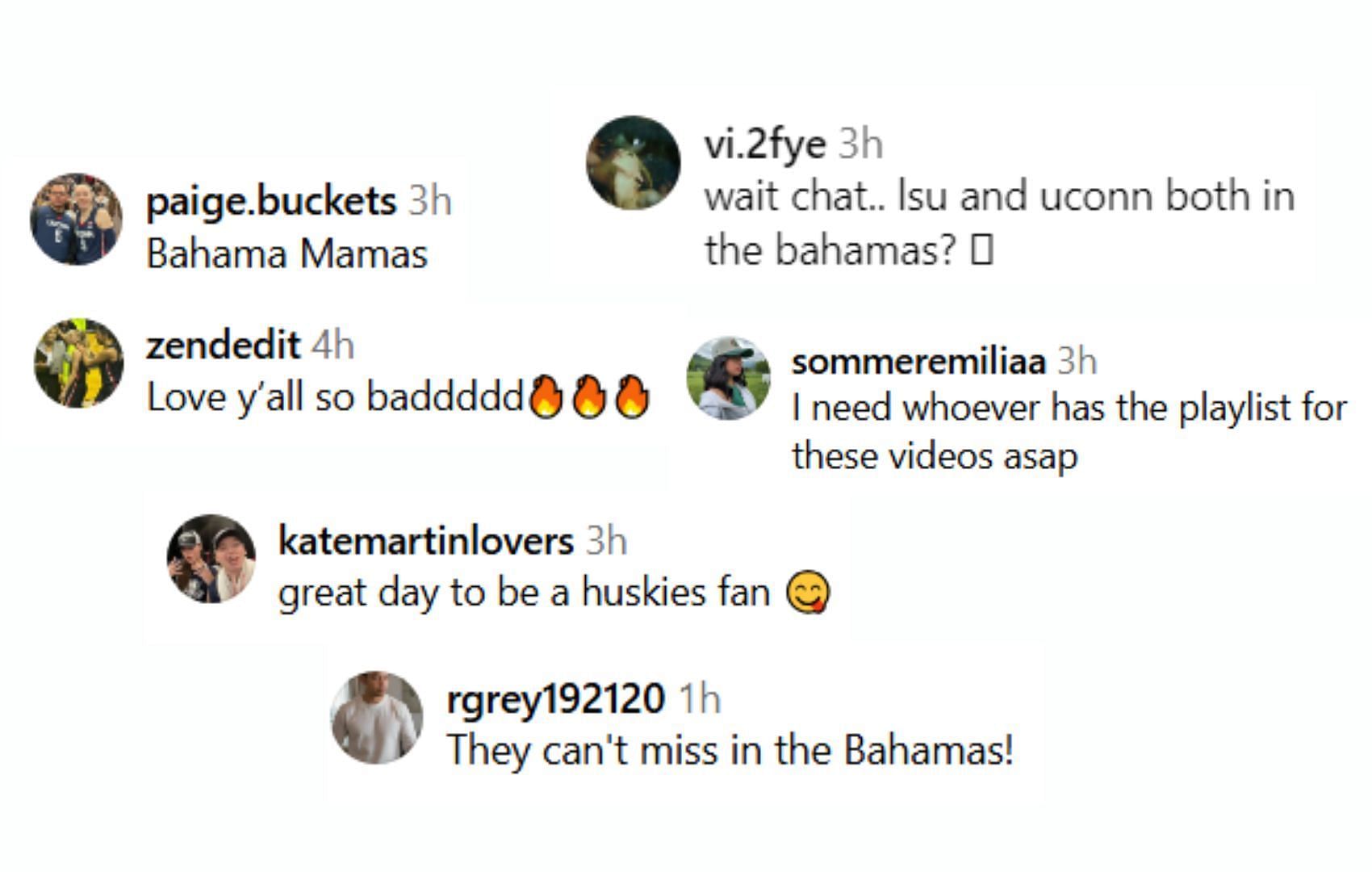 Fans comment on Huskies&#039; Bahamas mixtape