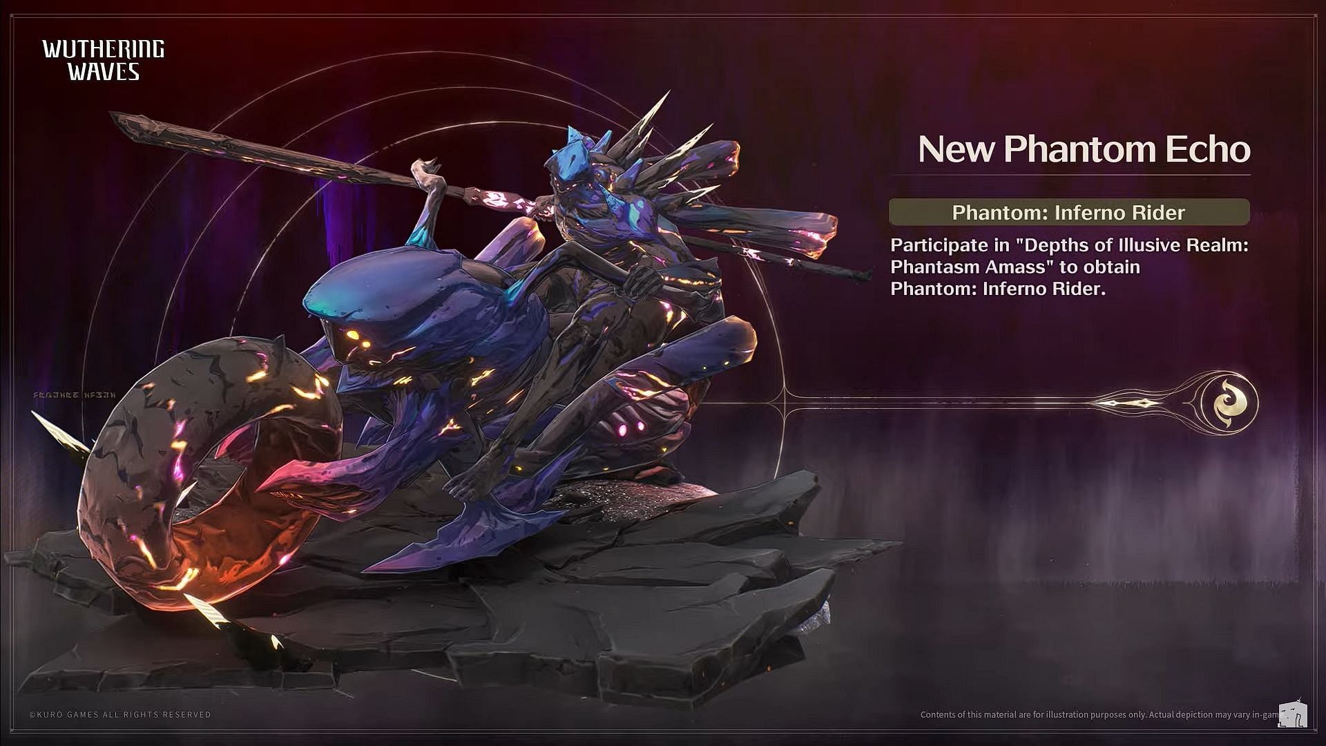 New Inferno Rider Phantom Echo (Image via Kuro Games)