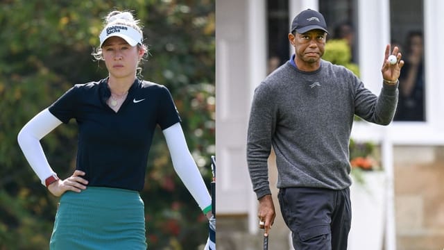 Nelly Korda, Tiger Woods