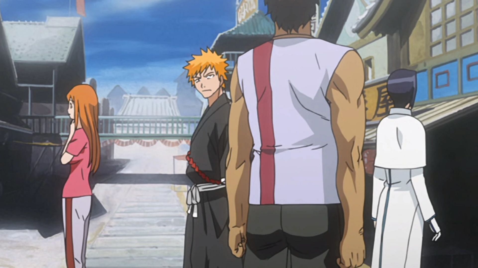 Ichigo and his friends explore the Rukongai (Image via Studio Pierrot)