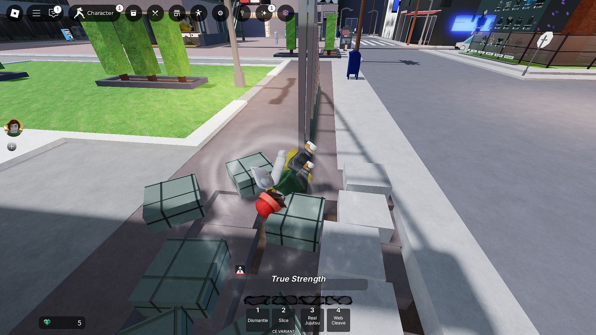 A Rail Attack (Image via Roblox)