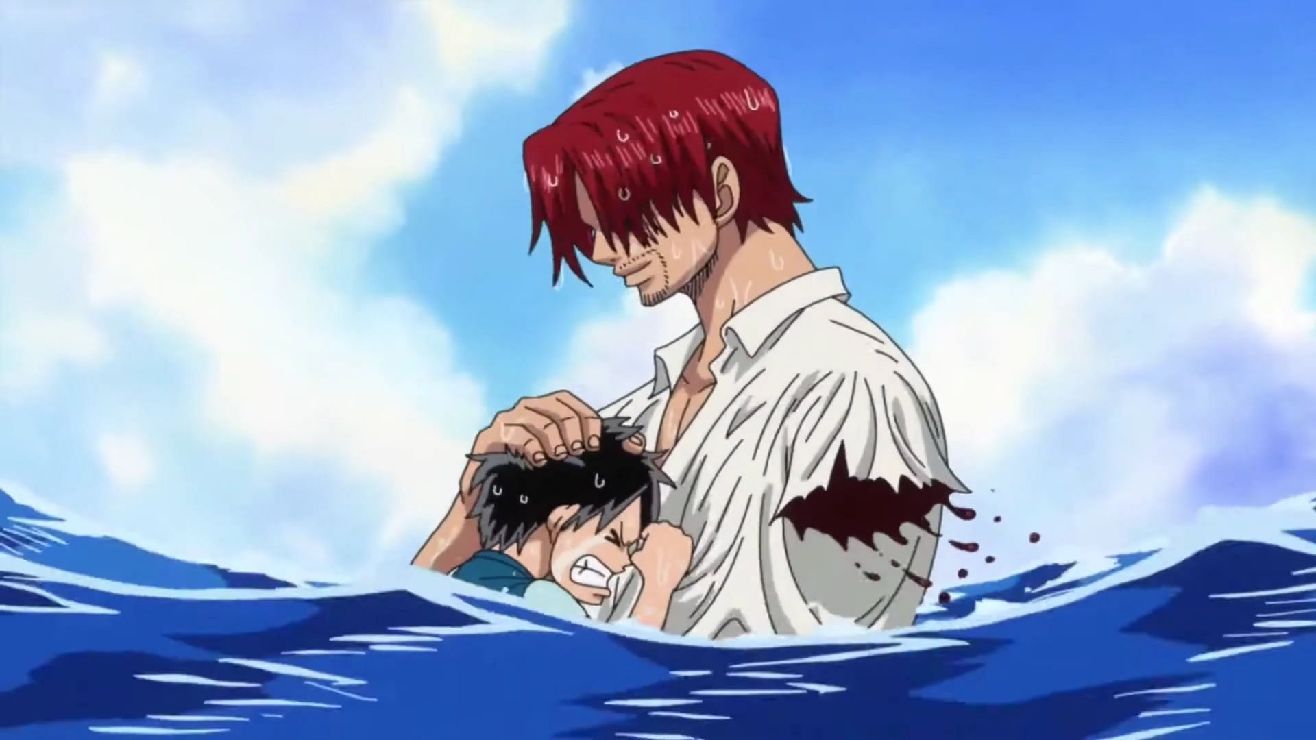 Luffy and Shanks have a special bond (Image via Toei Animation)