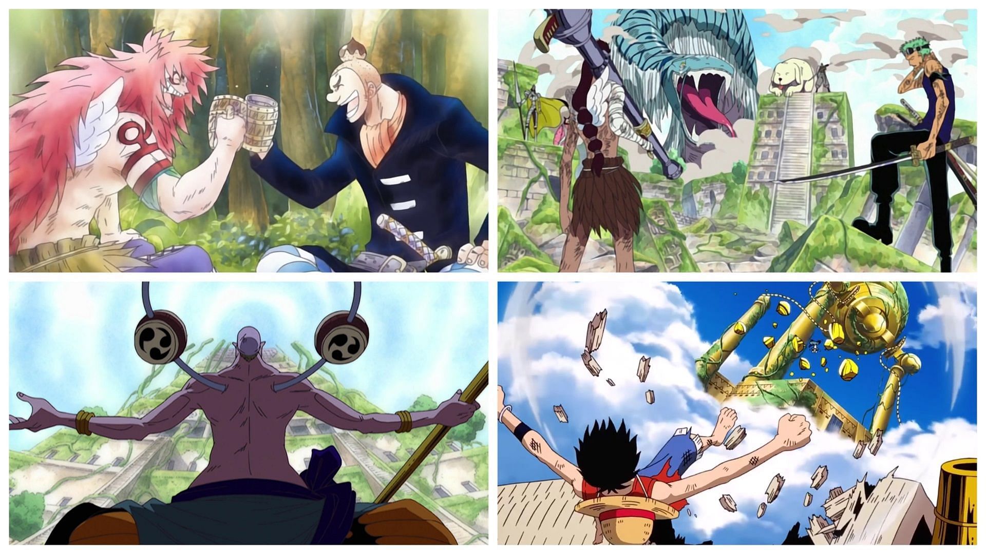 The Skypiea Arc in One Piece (Image via Toei Animation)