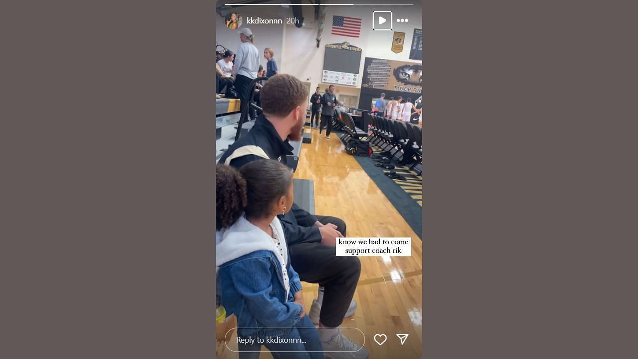 Dixon shares a video of her daughter at Bentonville. (Credits: @kkdixonnn/Instagram)