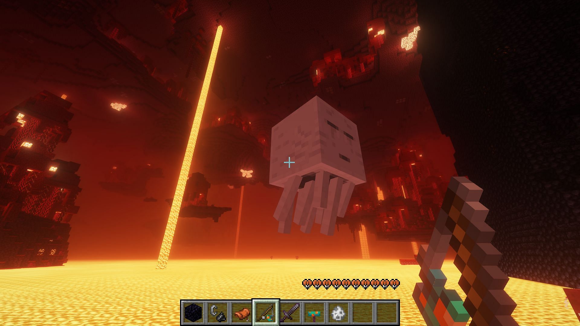 Players can head into the Nether with nothing but a bucket (Image via Mojang Studios)