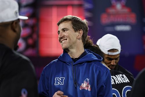 Eli Manning during 2023 NFL Pro Bowl Games - Skills Competitions - Source: Getty