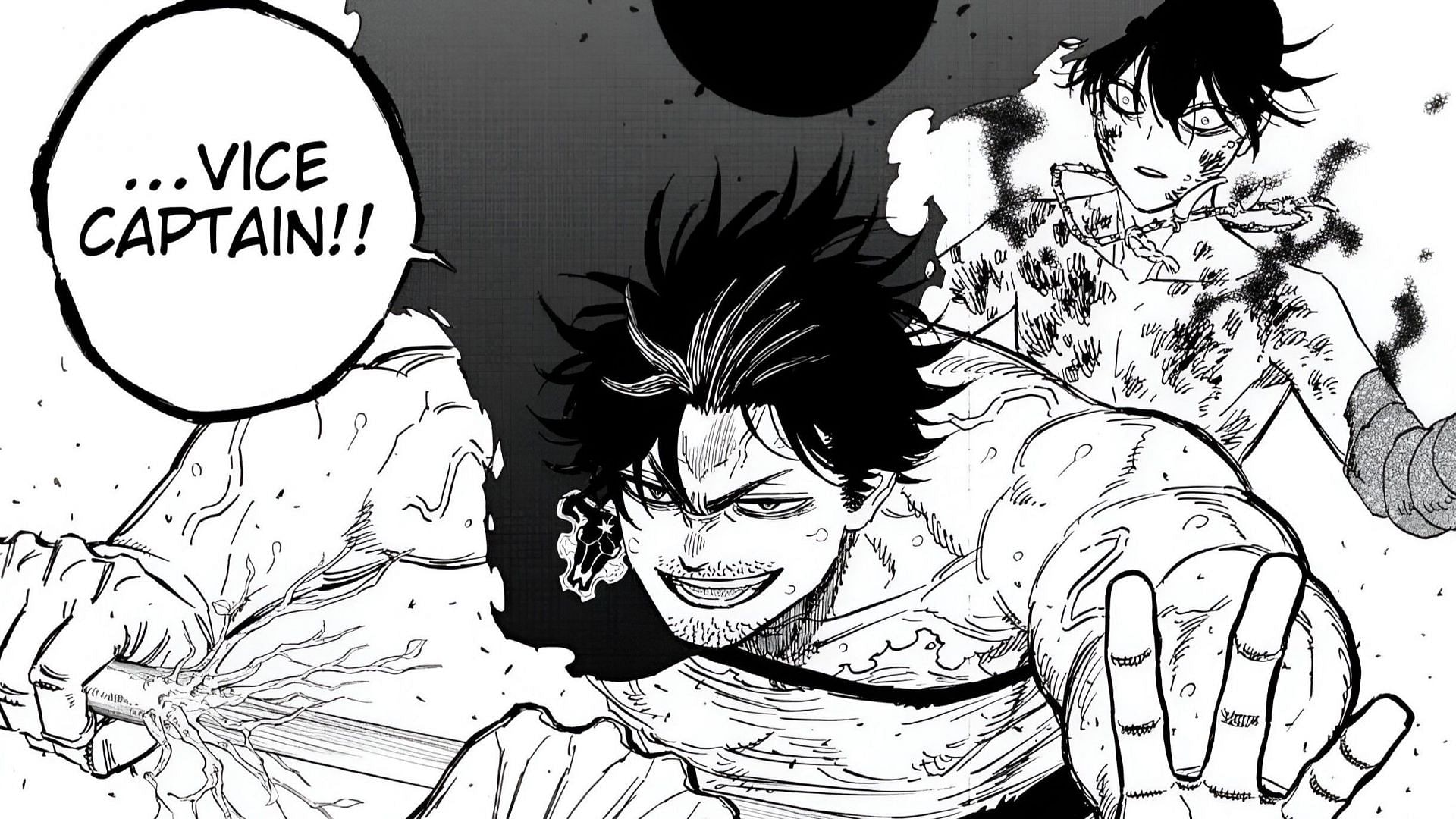 Yami and Nacht as seen in Black Clover manga (Image via Shueisha)