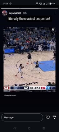 Via Niya Morant's IG