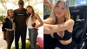 Jose Canseco's daughter Josie shows off toned physique in black gym wear on cardio day