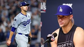 "My mom taking shot of tequila" - Dodgers' Jack Flaherty on forgetting hilarious moment involving mother Eileen during World Series victory parade