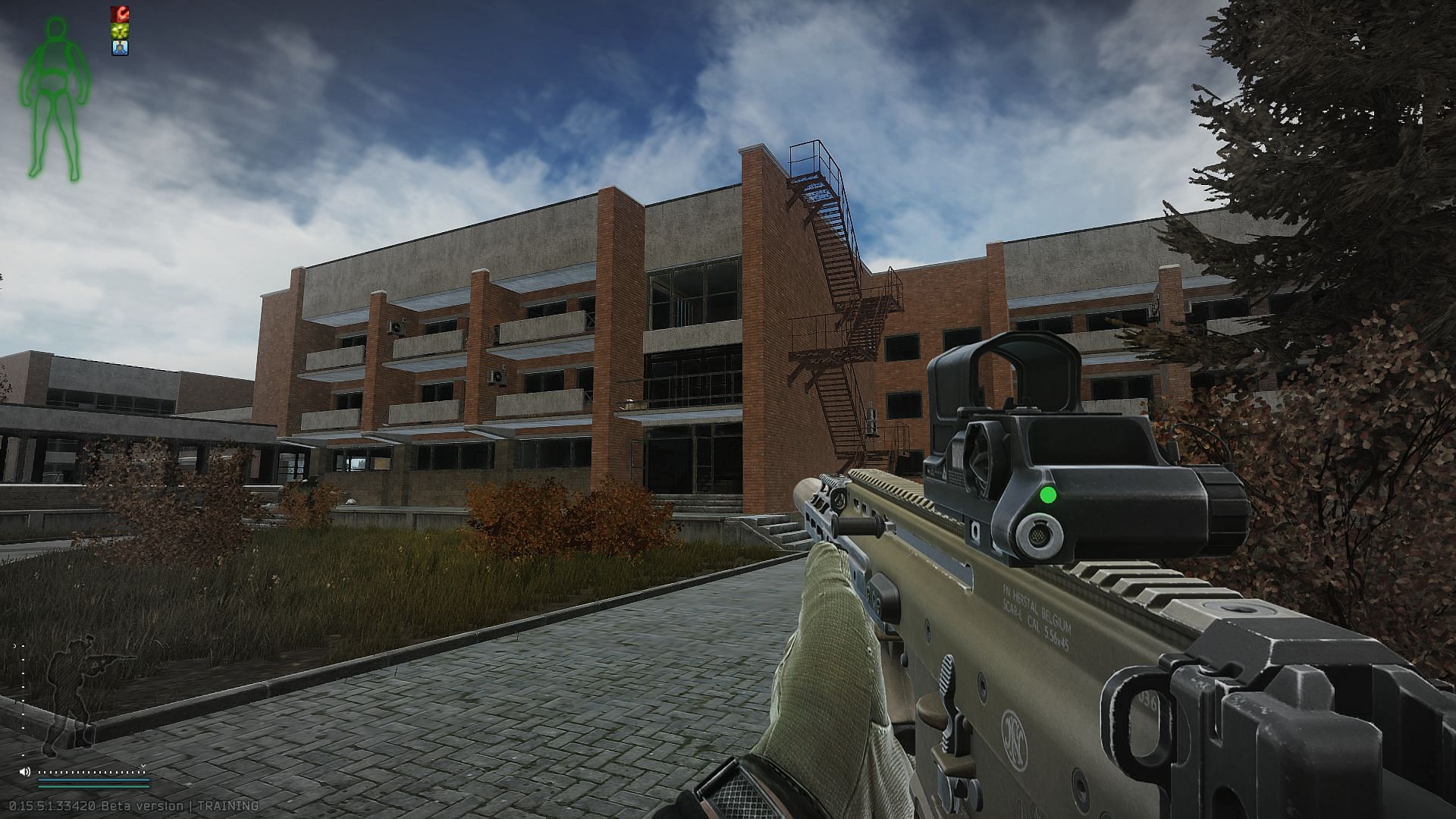 The west wing of the Health Resort (Image via Battlestate Games)