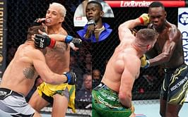 Israel Adesanya points to his loss to Dricus du Plessis while breaking down Charles Oliveira vs. Michael Chandler clash at UFC 309